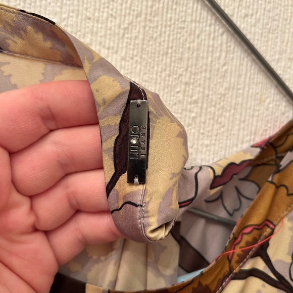 Beautiful Floral Silk Liu Jo Dress in size L - Picture 4 of 6